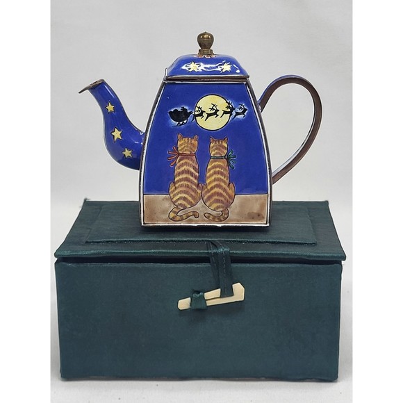 Trade Plus Aid Cloisonne Teapot-Kevin Chen style - Picture 2 of 6